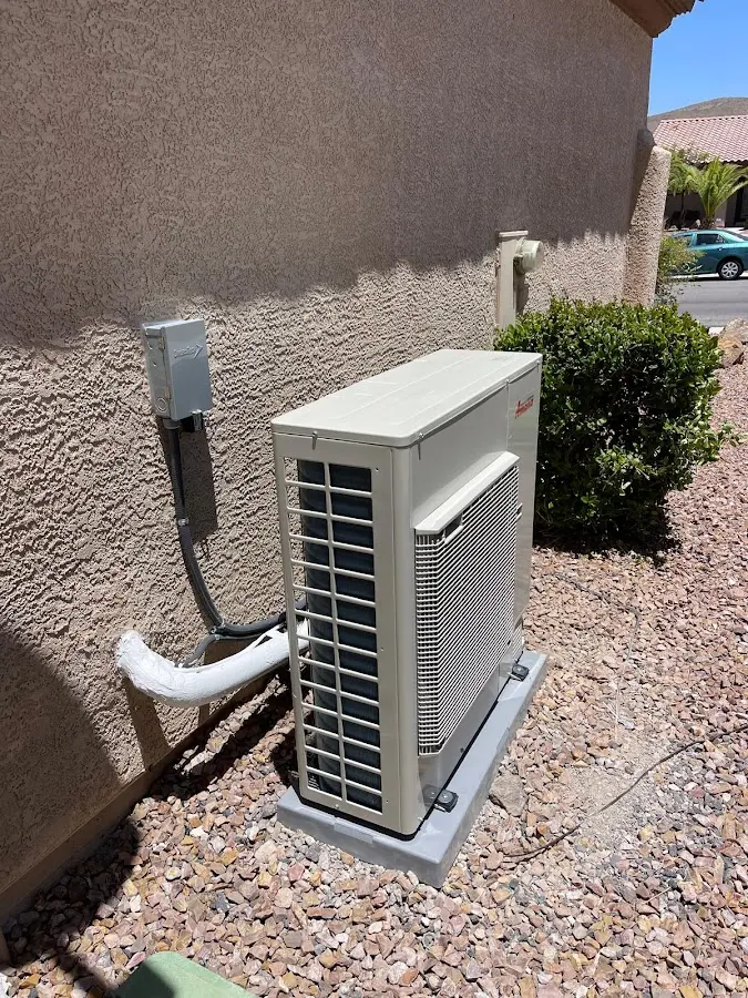 Residential air conditioning condenser unit in Westmoreland